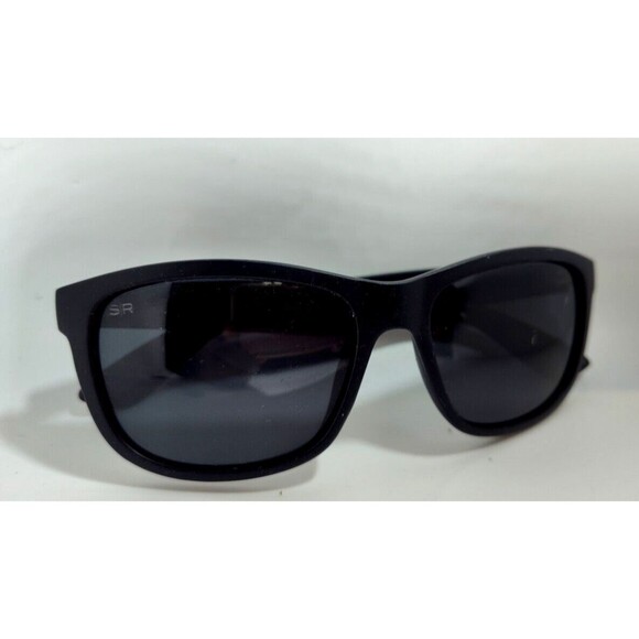 Shadyrays Mens Polarized  Sunglasses Black Square 50-19-140 Full Rim Black Lens - Picture 6 of 8